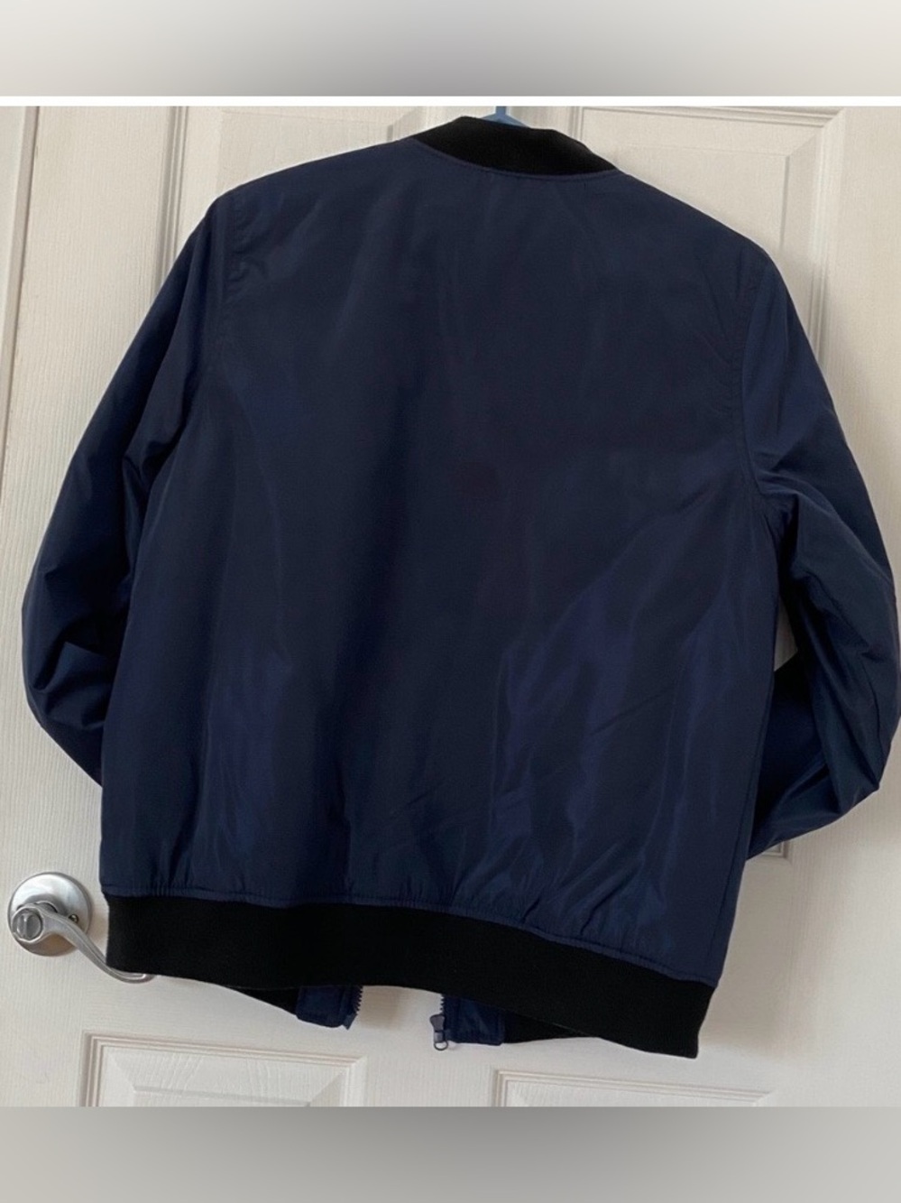 Route 66 Navy Jacket with Black Trim - Picture 2 of 3